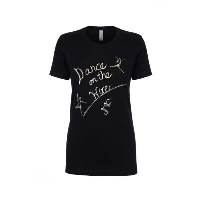 Dance On The Wire  - Chalk Board - Ladies Cotton Tee (Same Day) 2 Thumbnail