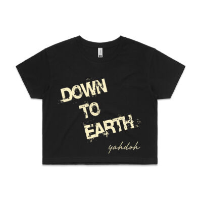 Down To Earth - Women's Crop Tee (Same Day) Thumbnail