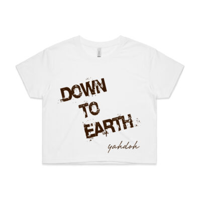 Down To Earth - Women's Crop Tee (Same Day) Thumbnail
